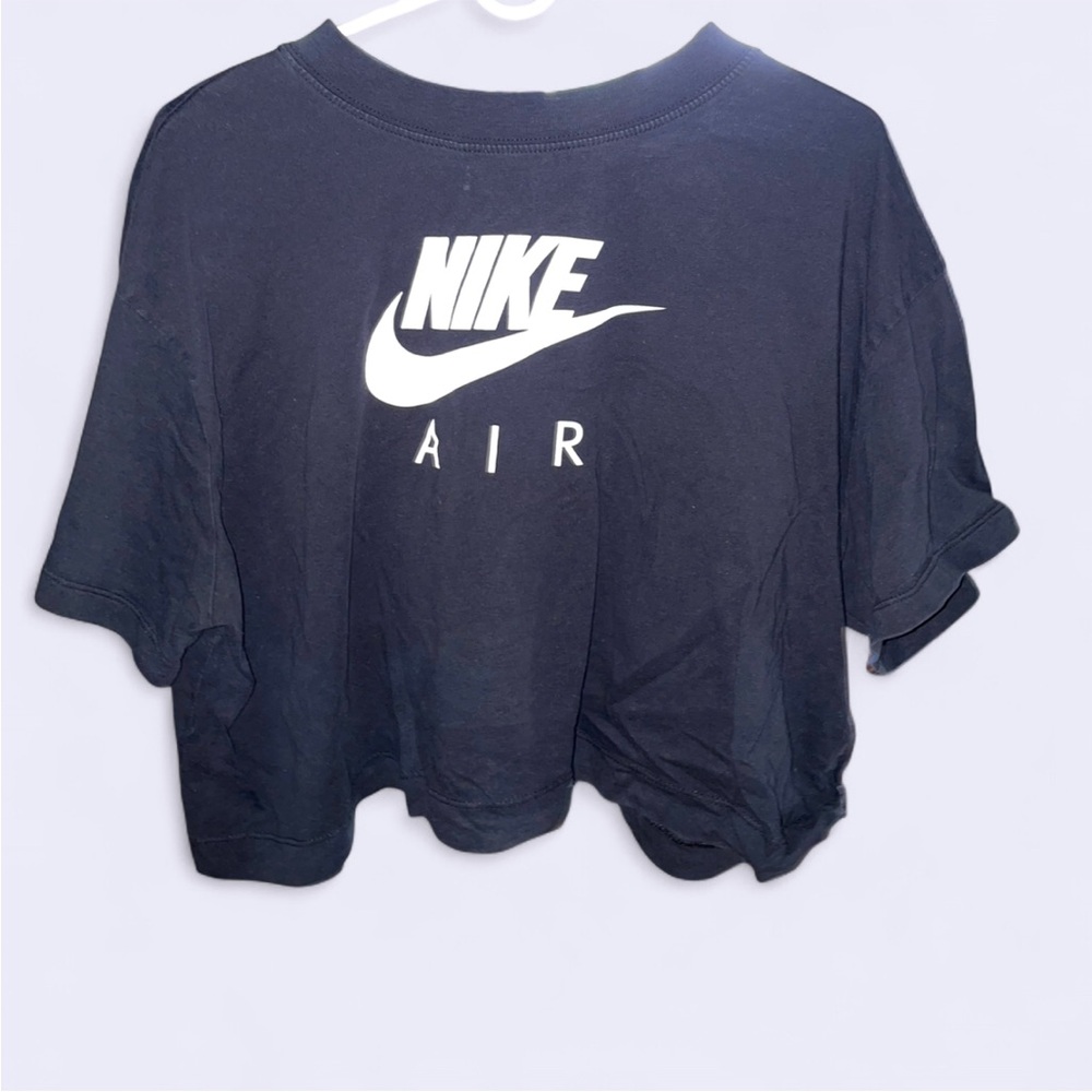 Nike Air Black Cropped Tee